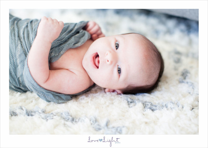 Baby Logan newborn session